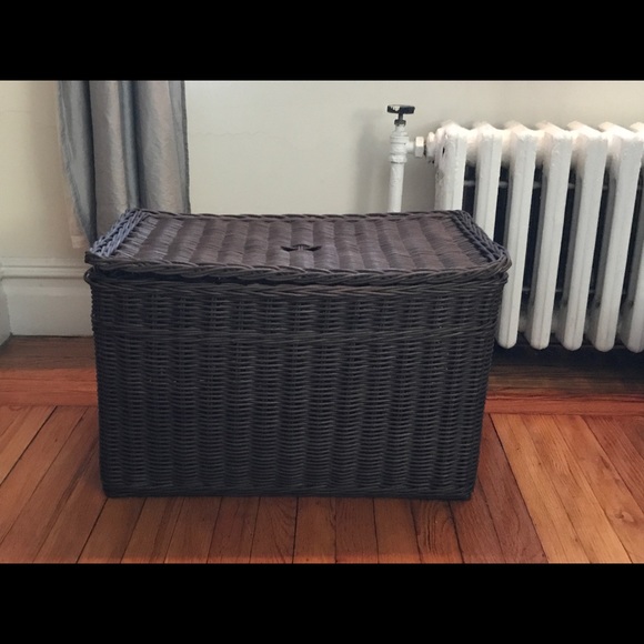 Pottery Barn Storage & Organization Pottery Barn Dark Brown Wicker